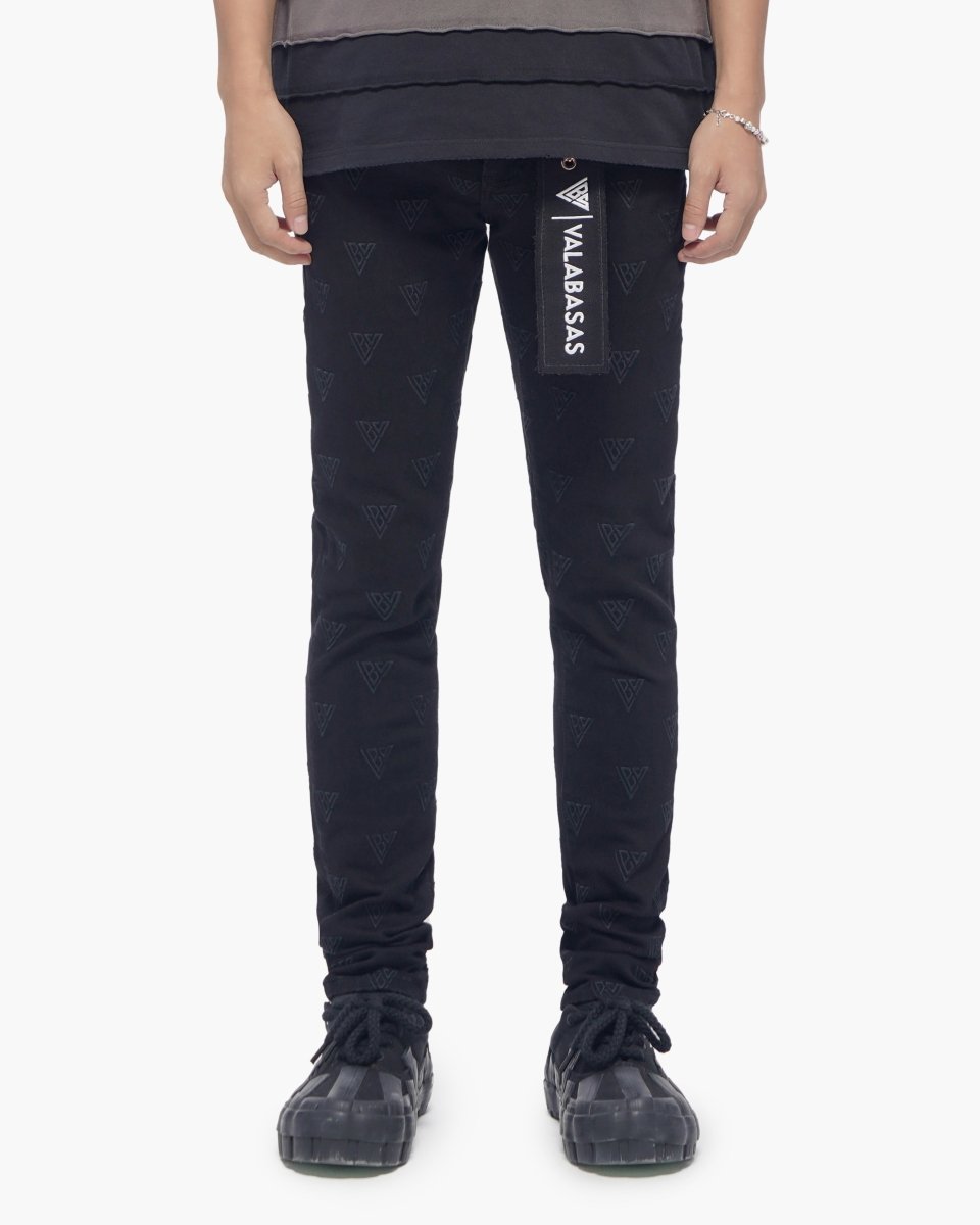 Caelune Black Skinny Jeans - Valabasas