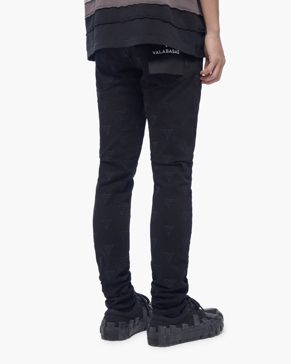 Caelune Black Skinny Jeans - Valabasas