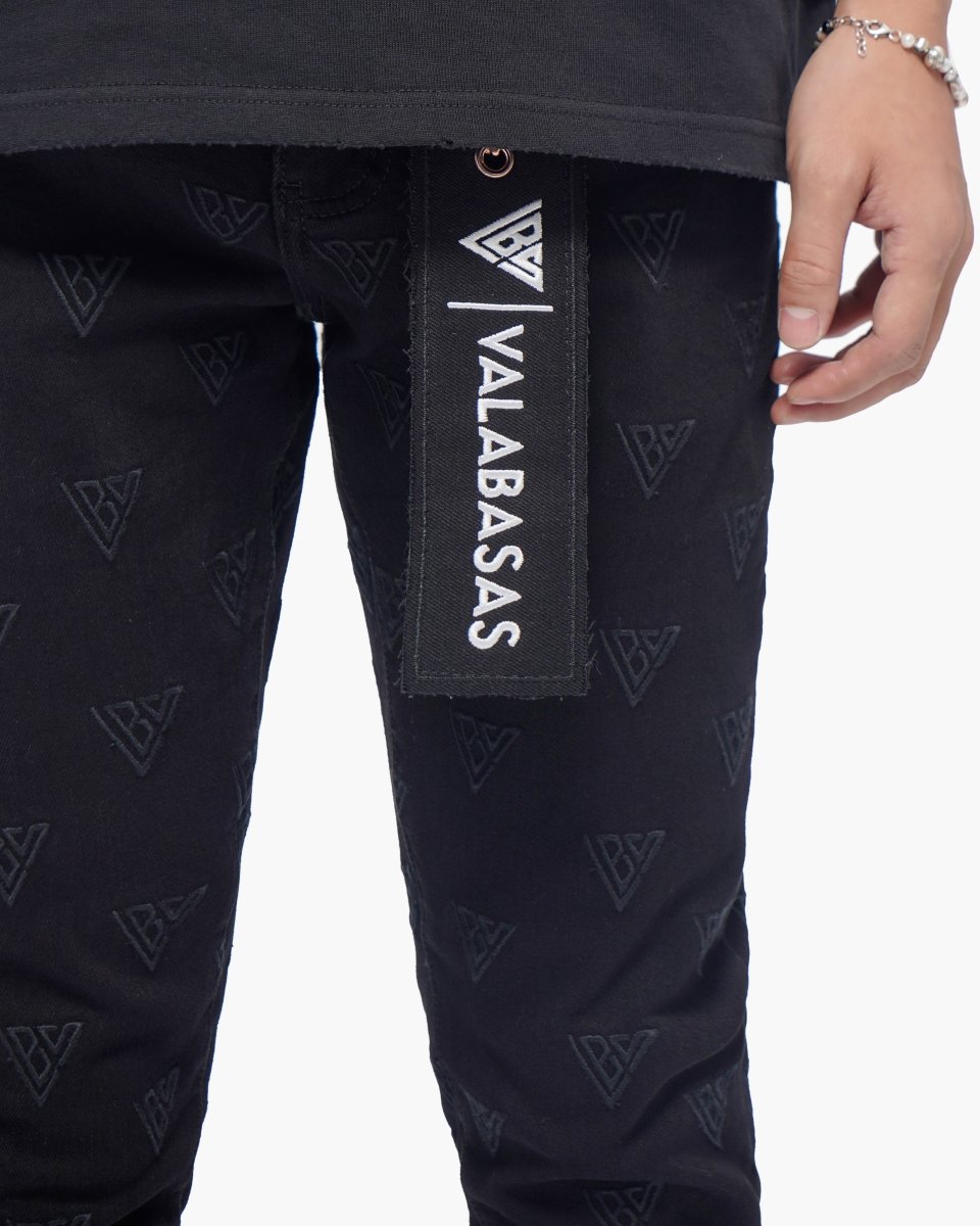 Caelune Black Skinny Jeans - Valabasas