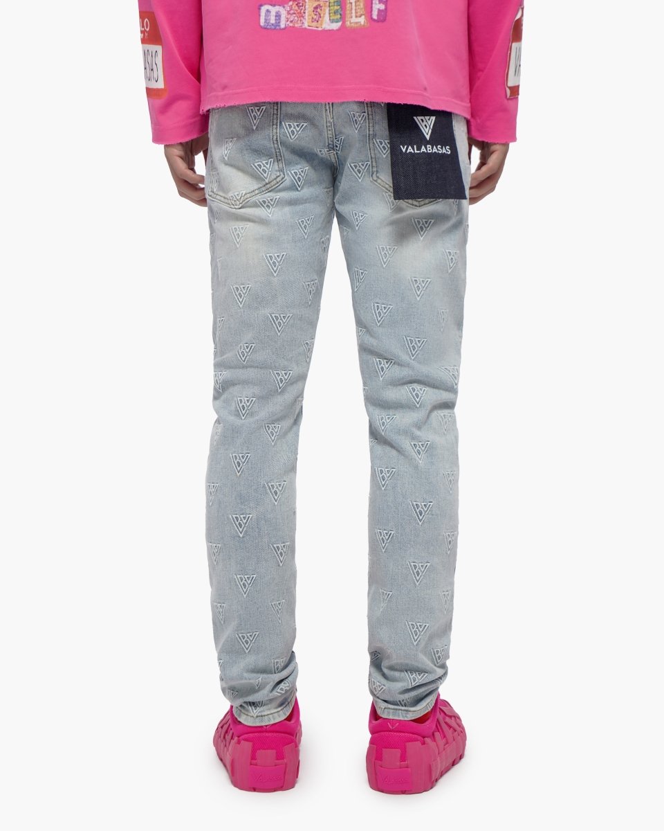 Caelune Light Blue Skinny Jeans - Valabasas