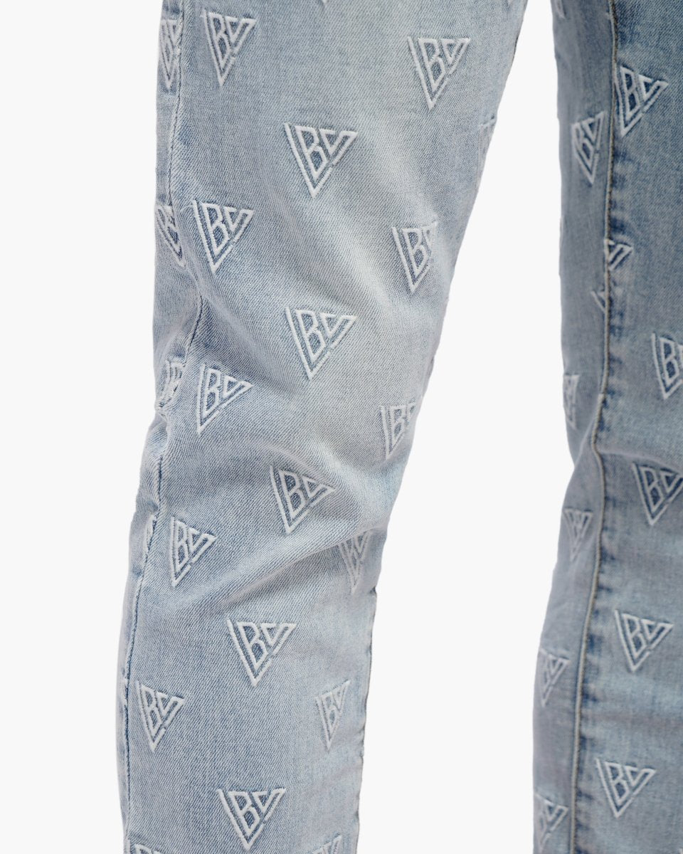 Caelune Light Blue Skinny Jeans - Valabasas