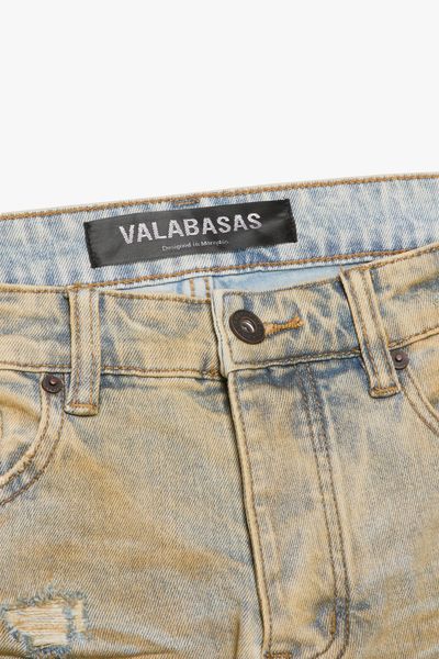 "CAESAR" LIGHT VINTAGE WASH DENIM JEAN