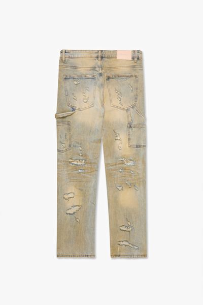 "CAESAR" LIGHT VINTAGE WASH DENIM JEAN