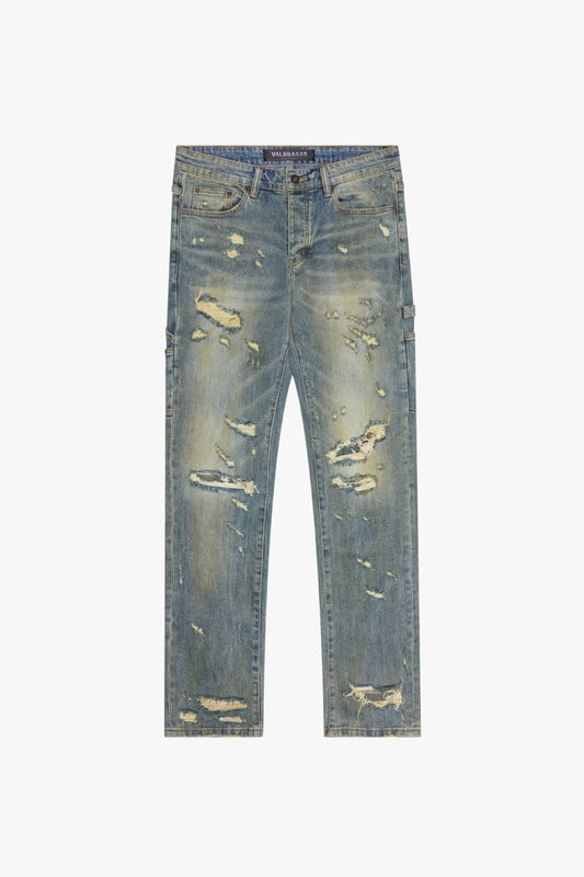 "CAESAR" STRAIGHT DARK VINTAGE WASH - Valabasas