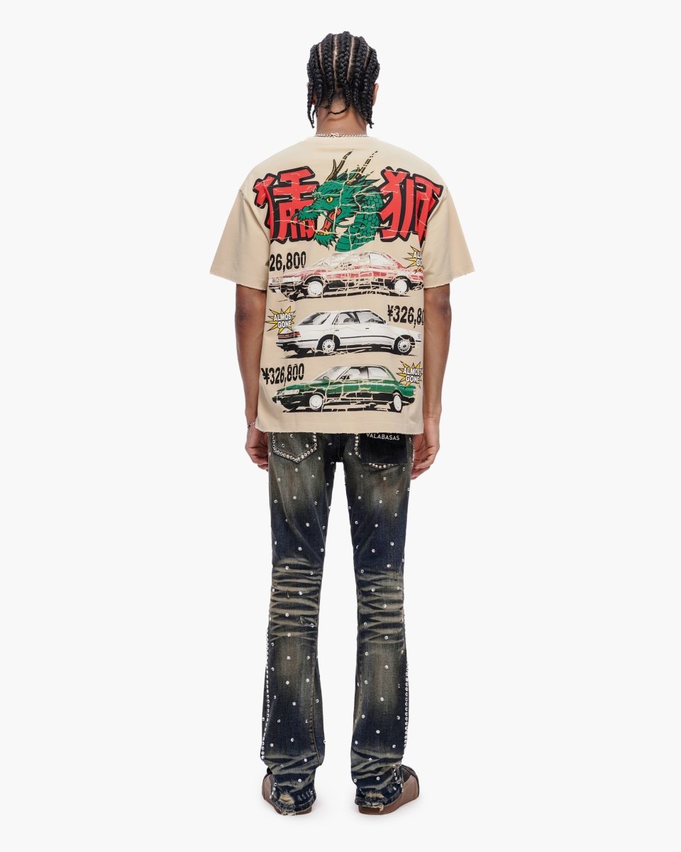 Canal Stacked Vintage Blue Wash Jeans - Valabasas