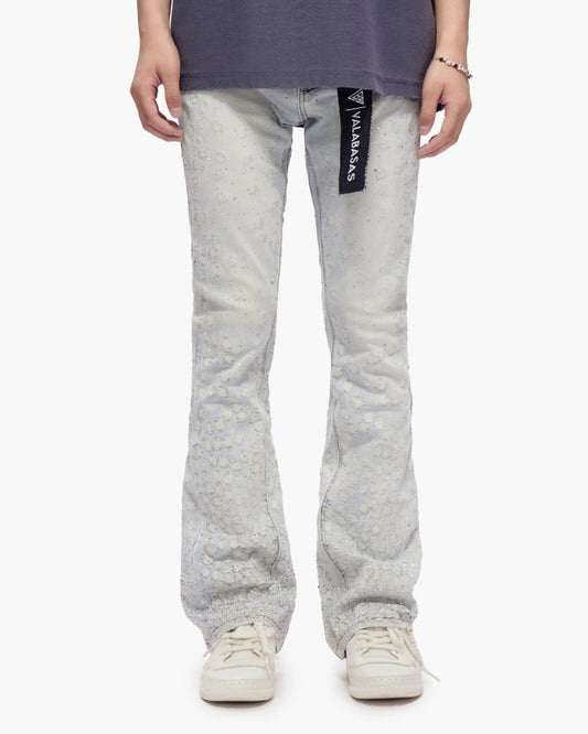 Canite Stacked Light Blue Wash Jeans - Valabasas