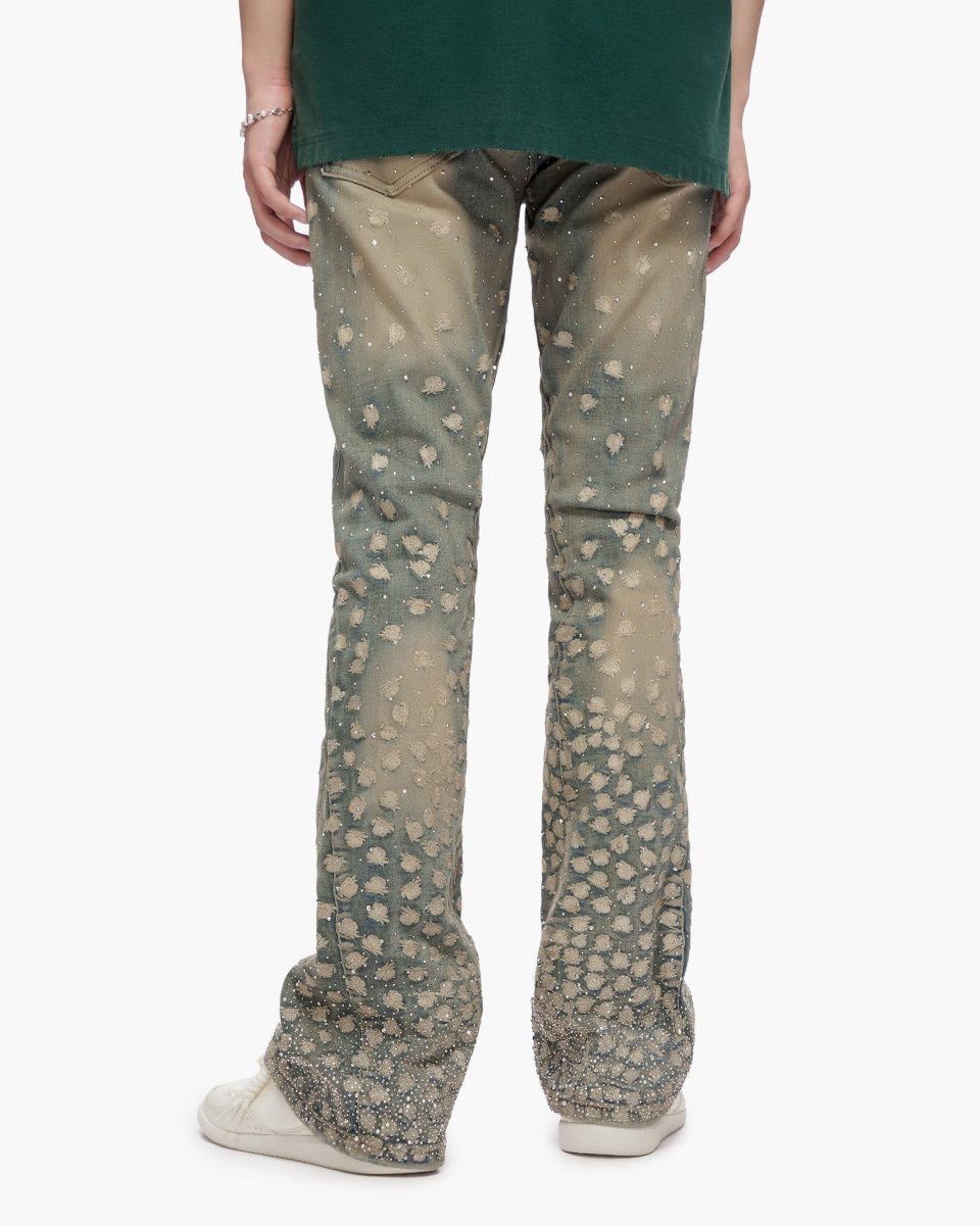 Canite Stacked Vintage Wash Jeans - Valabasas
