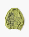Can't Hide Green Mohair Cardigan