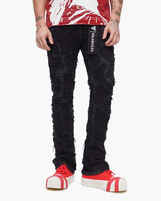 Canyon Stacked Black Washed - Valabasas