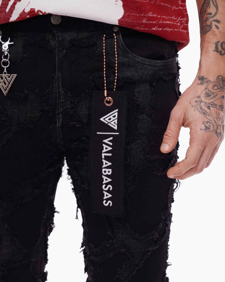 Canyon Stacked Black Washed - Valabasas