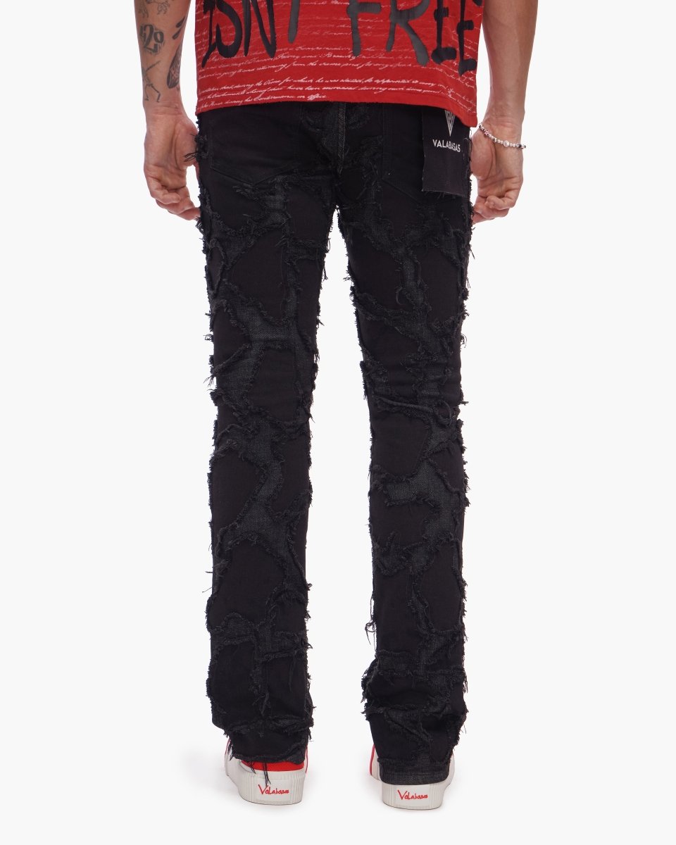 Canyon Stacked Black Washed - Valabasas