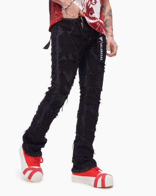 Canyon Stacked Black Washed - Valabasas