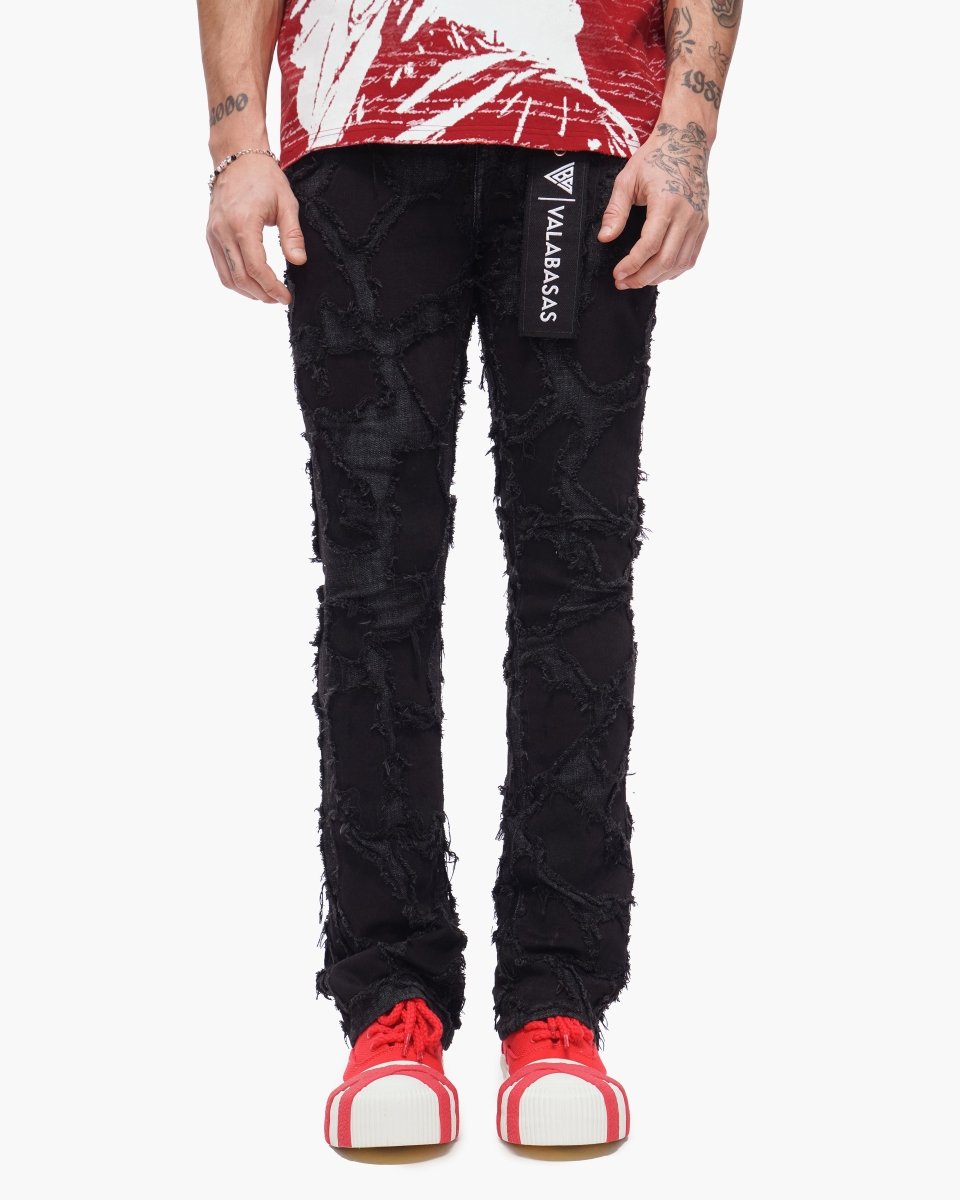 Canyon Stacked Black Washed - Valabasas
