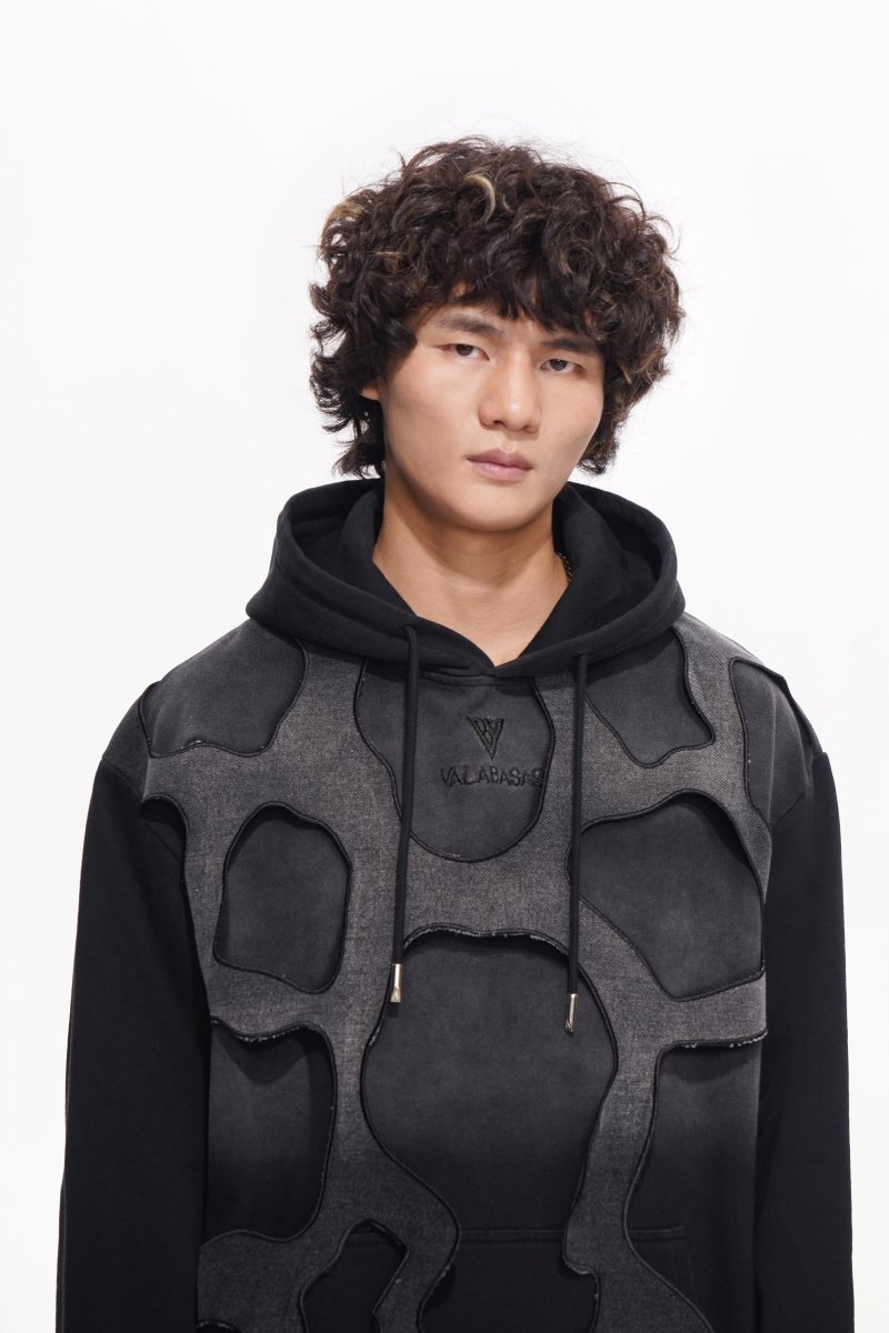 Cappa Black Hoodie - Valabasas