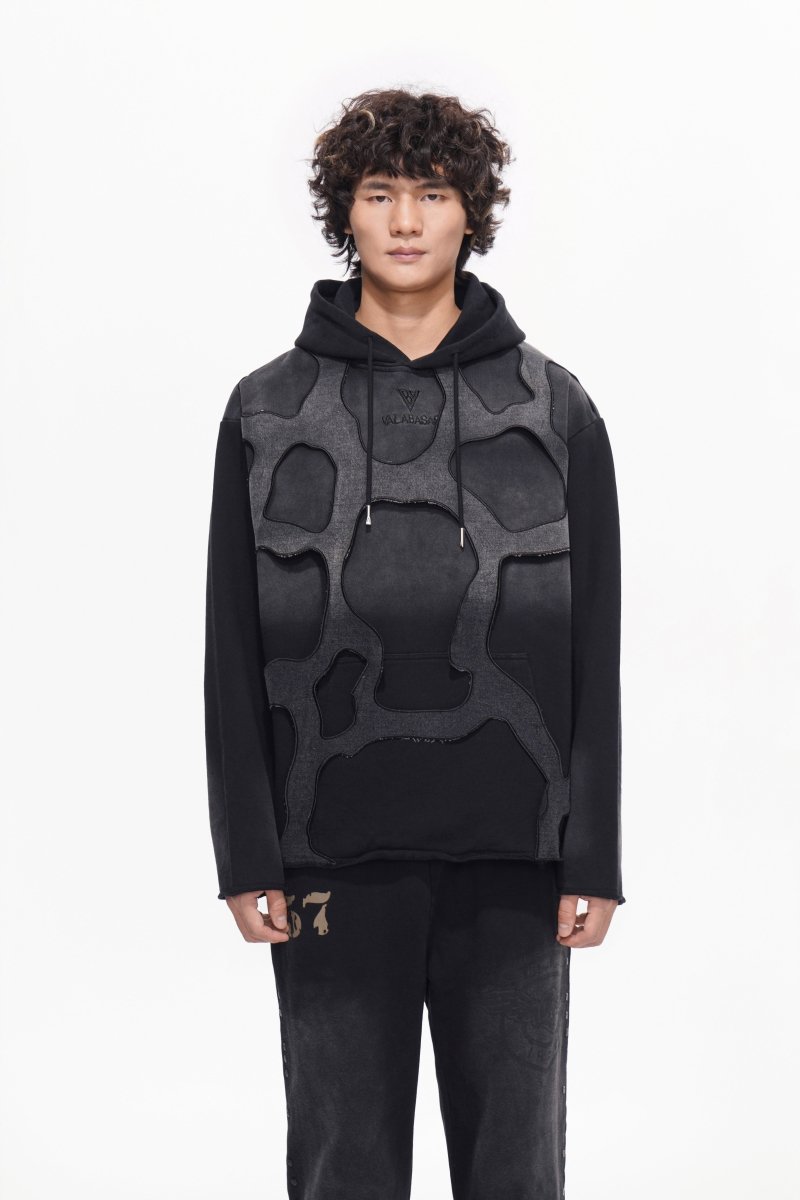 Cappa Black Hoodie - Valabasas