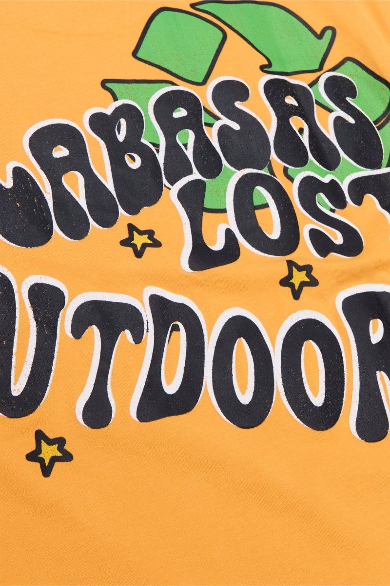 "CARE OUTDOORS" TEE VINTAGE CITRUS - Valabasas