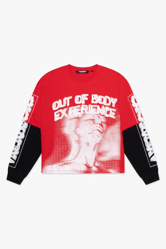 "CASCADA" Long sleeve RED - Valabasas