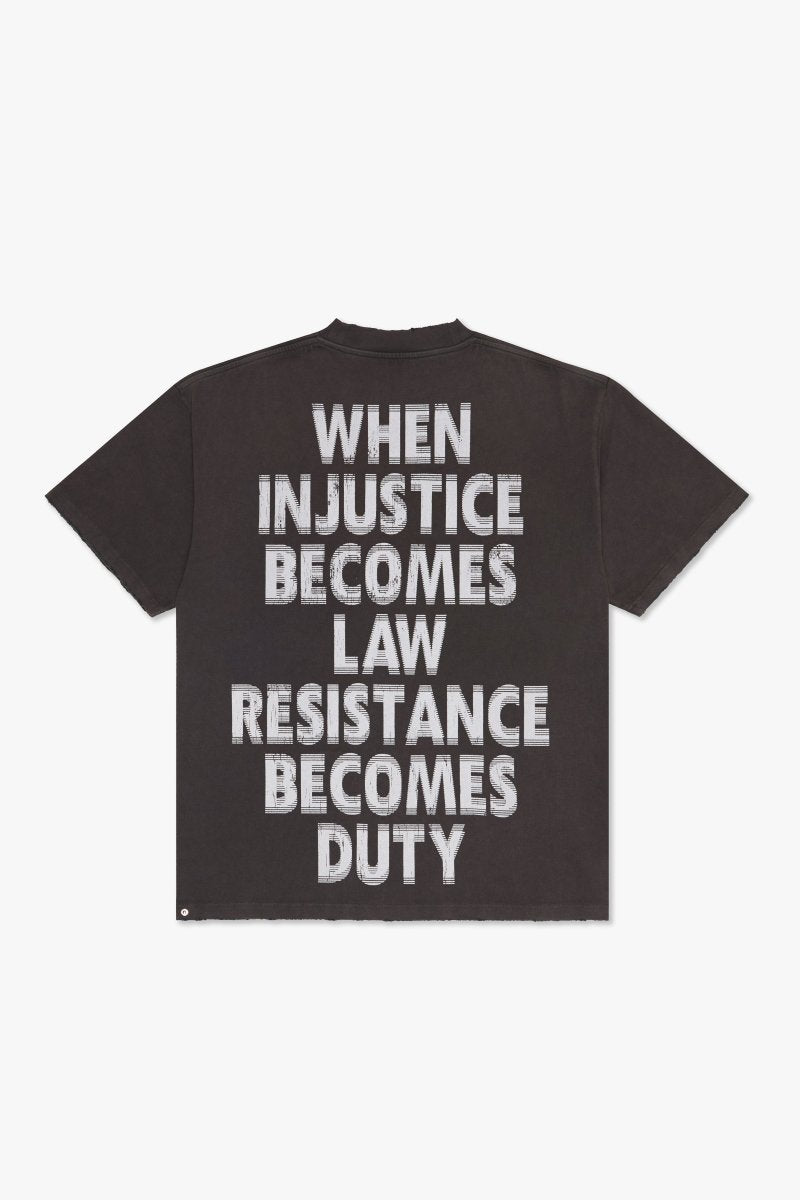 "CHAMBER" TEE BLACK - Valabasas