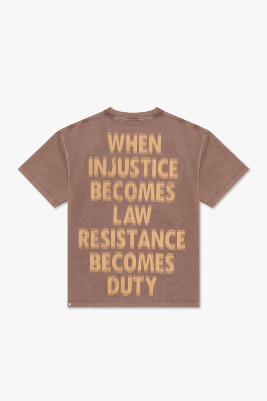 "CHAMBER" TEE BROWN - Valabasas