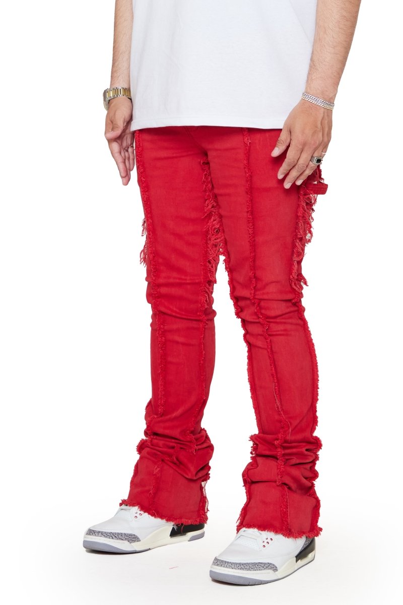あ　valabasas 28 CHAPTER” STACKED FLARE JEAN RED – Valabasas