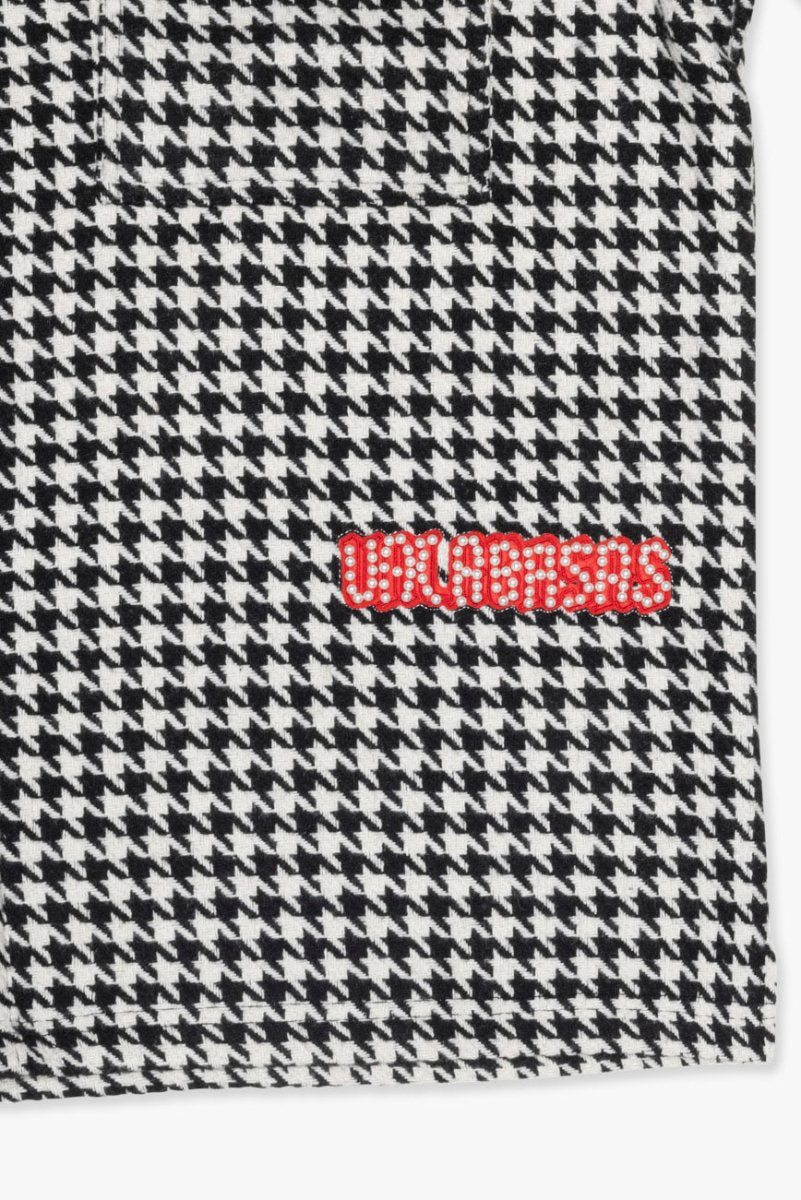"CHECKERS" BLACK BUTTON DOWN