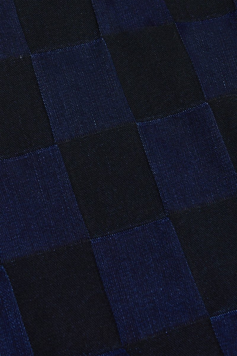 "CHESS" BLACK BAGGY DENIM JEAN