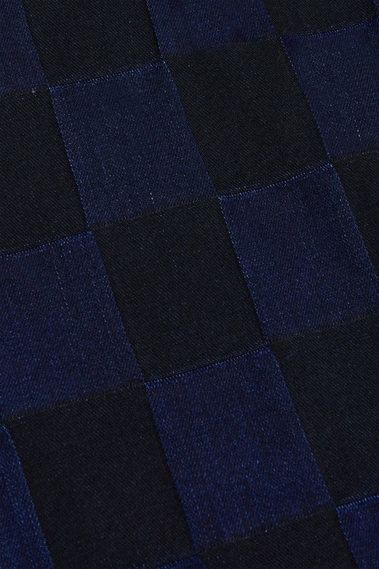 "CHESS" BAGGY DENIM JEAN BLACK - Valabasas