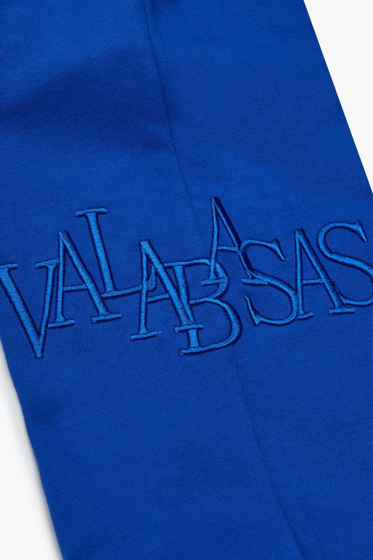 "CHISELMARK” KNITTED PANTS BLUE - Valabasas