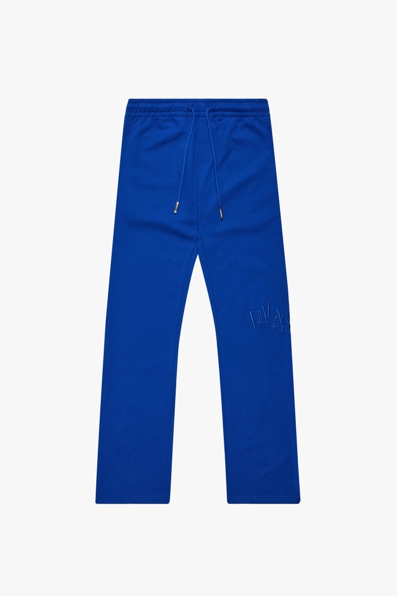 "CHISELMARK” KNITTED PANTS BLUE - Valabasas