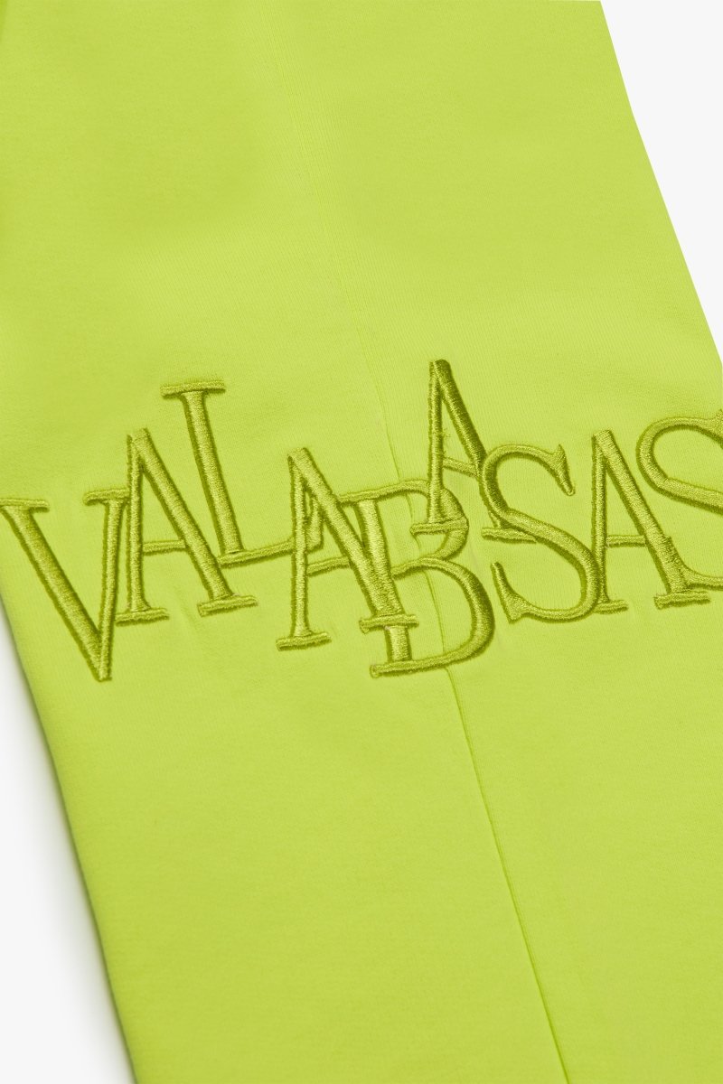 “CHISELMARK” KNITTED PANTS NEON GREEN - Valabasas