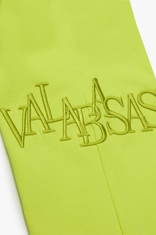 “CHISELMARK” KNITTED PANTS NEON GREEN - Valabasas