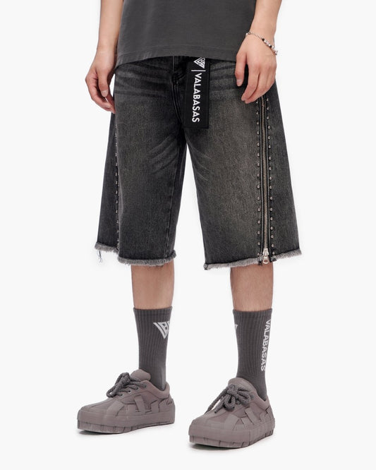 Chosen Jorts Grey Wash - Valabasas