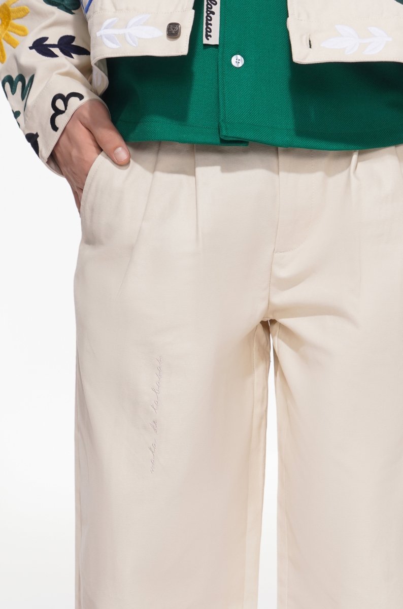 Claro Slacks – Wheat (Cotton Blend) - Valabasas