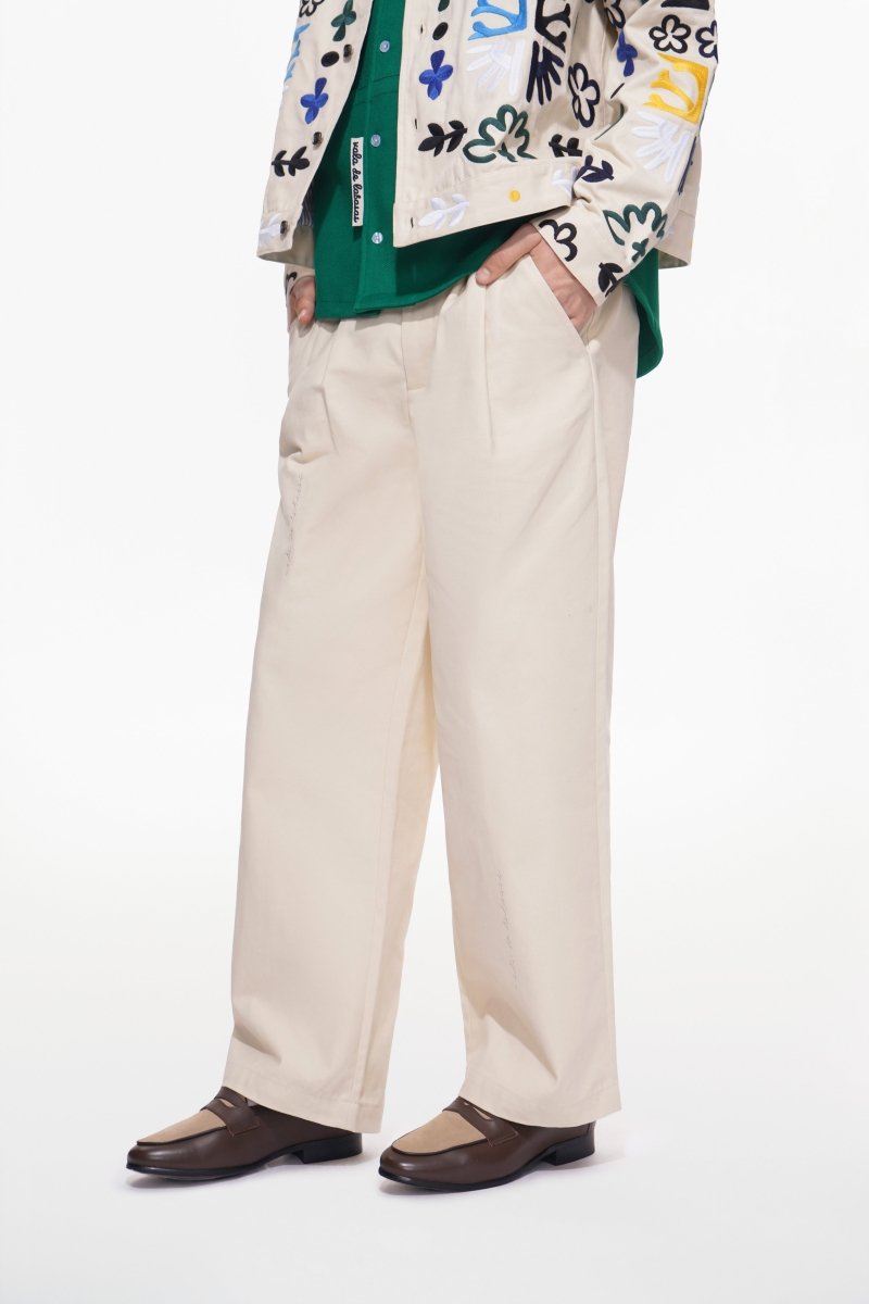 Claro Slacks – Wheat (Cotton Blend) - Valabasas