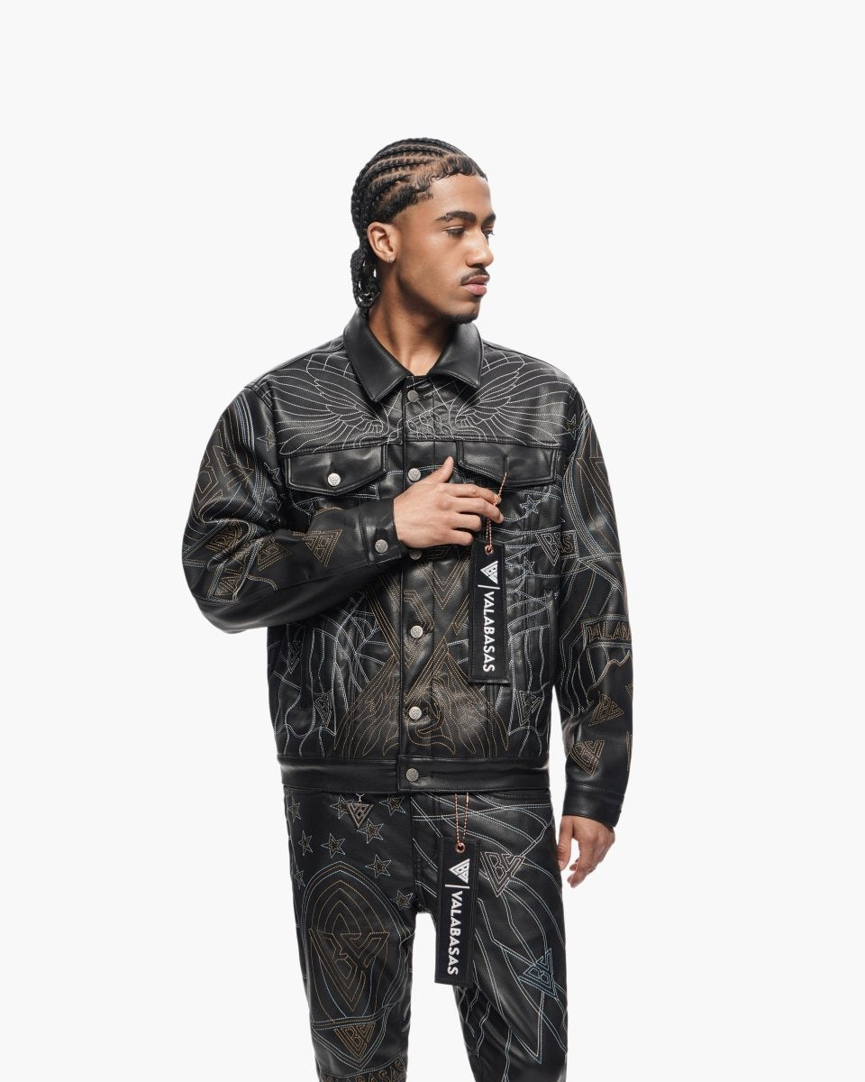 Clash Vegan Leather Jacket - Valabasas