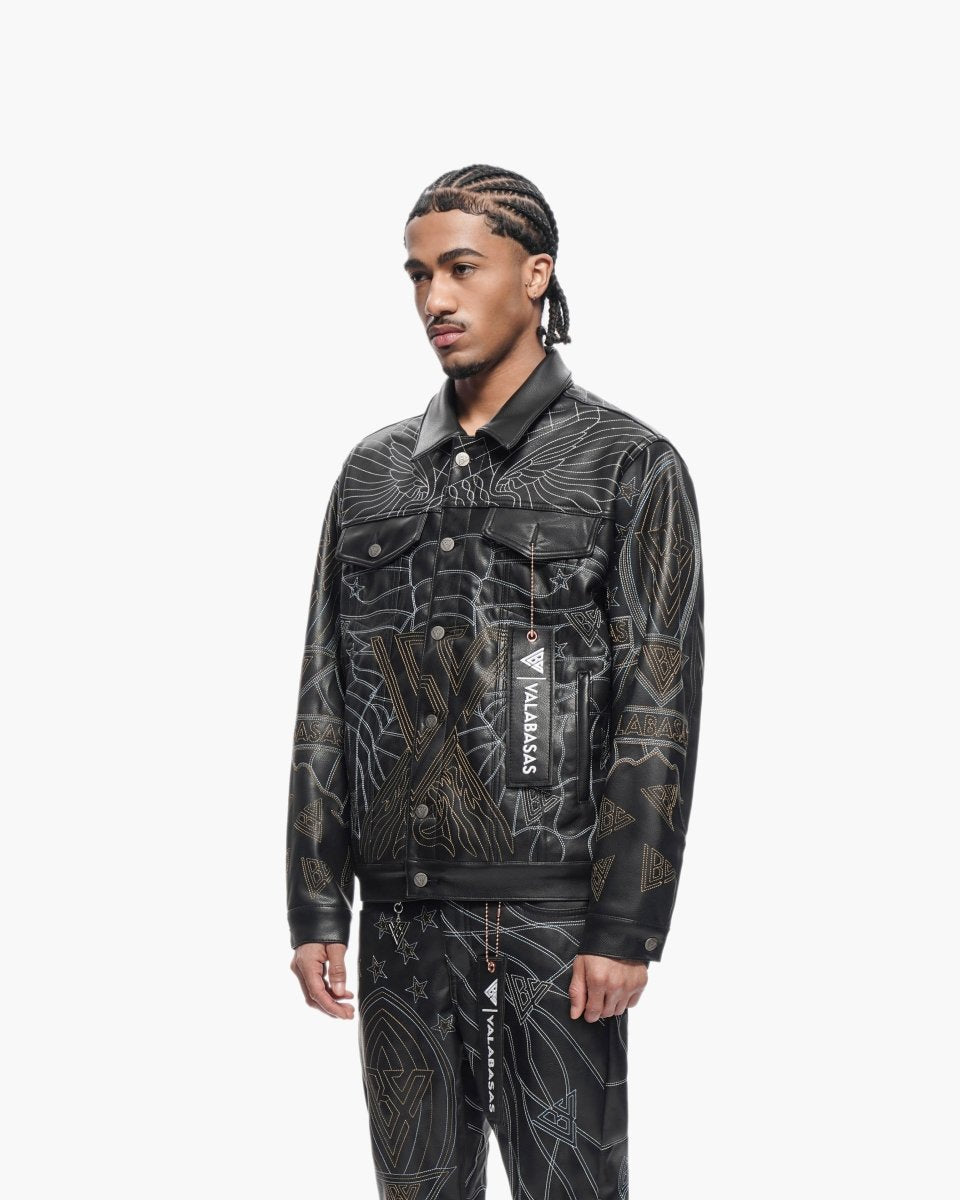 Clash Vegan Leather Jacket - Valabasas