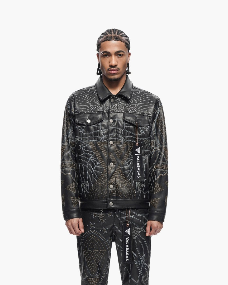 Clash Vegan Leather Jacket - Valabasas