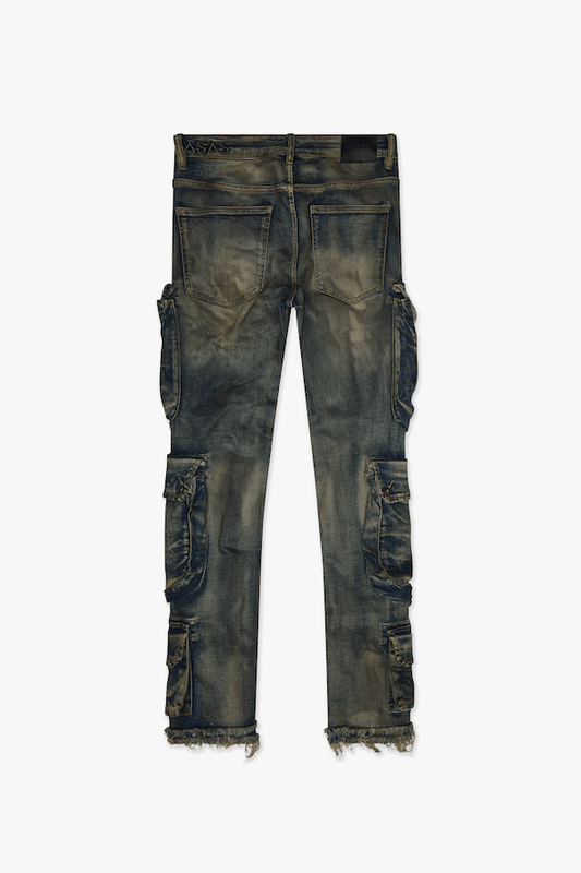 Cliffjump Dirty Vintage Blue Skinny - Valabasas