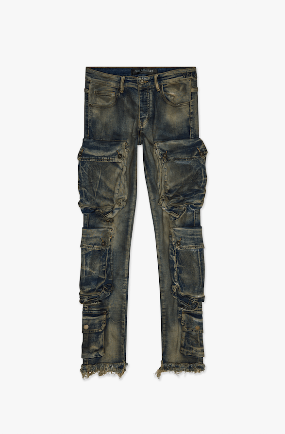 Cliffjump Dirty Vintage Blue Skinny - Valabasas