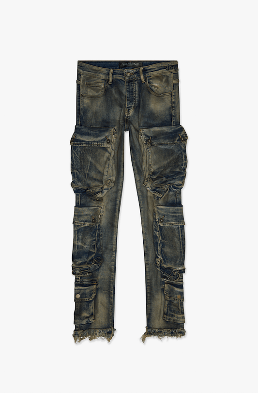 Cliffjump Dirty Vintage Blue Skinny - Valabasas