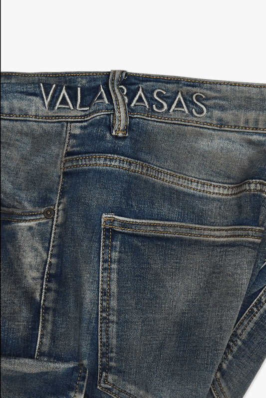 CliffJump Skinny Cargo Dirty Lt Blue Wash - Valabasas