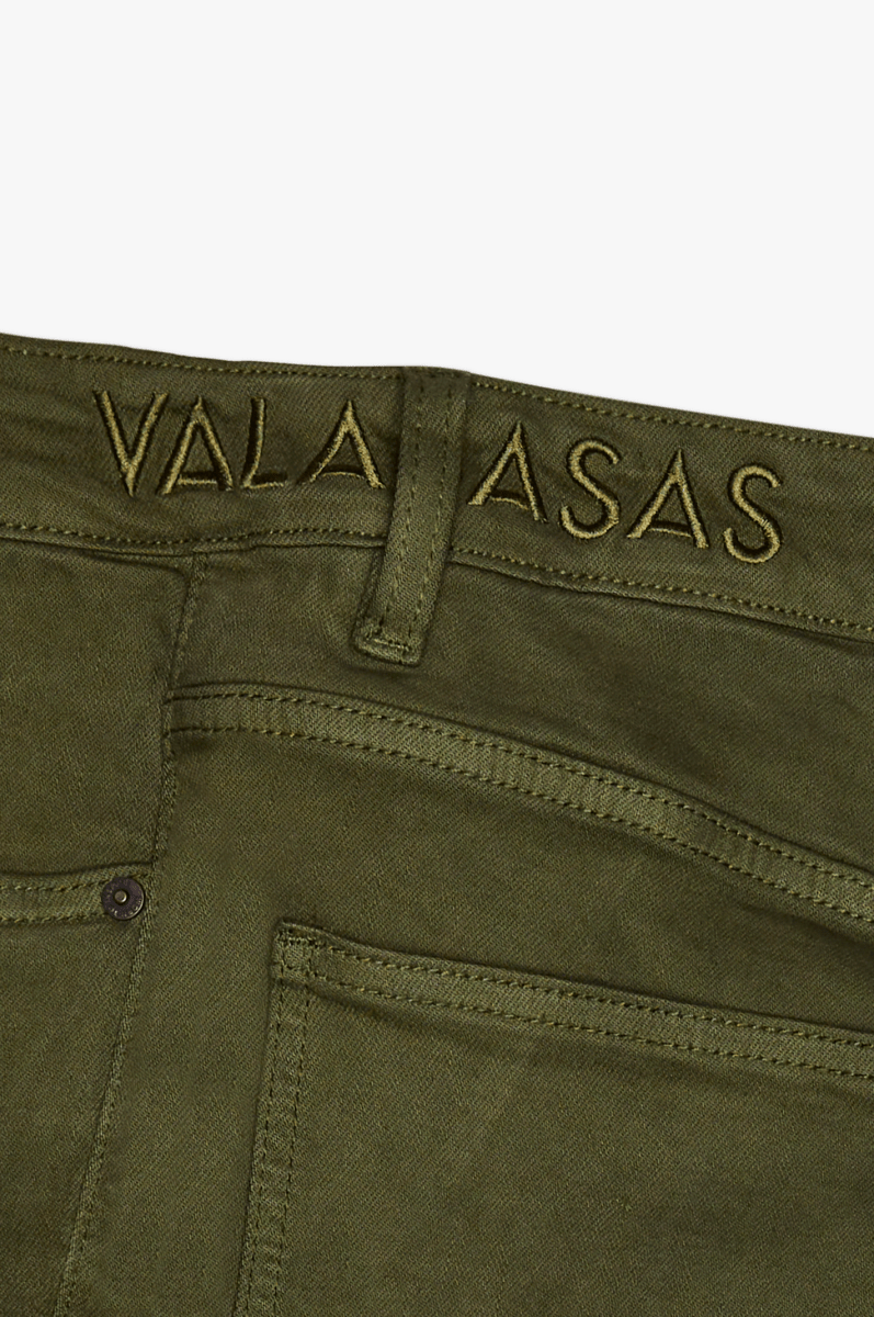 CliffJump Skinny Cargo Olive Washed - Valabasas