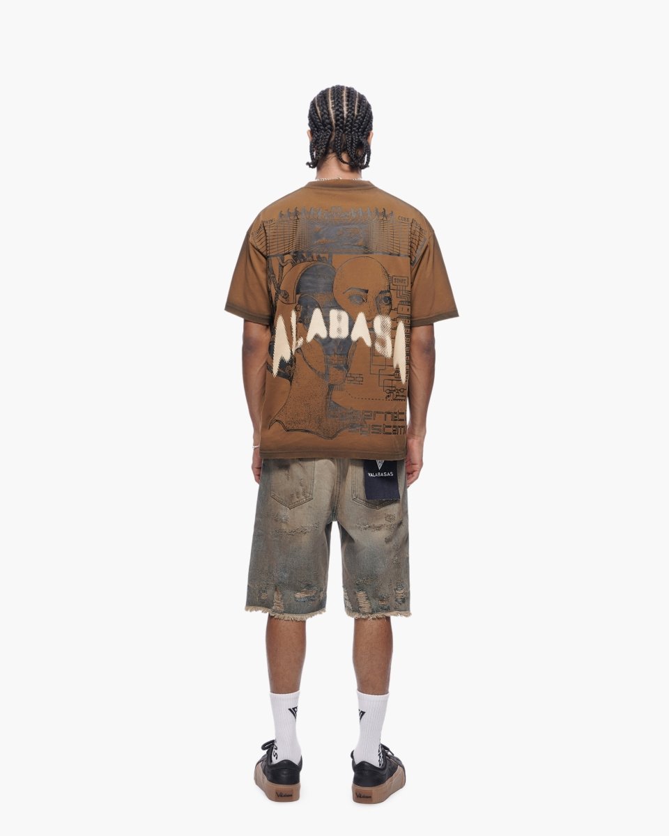 Clipped Jorts Dirty Vintage Blue - Valabasas