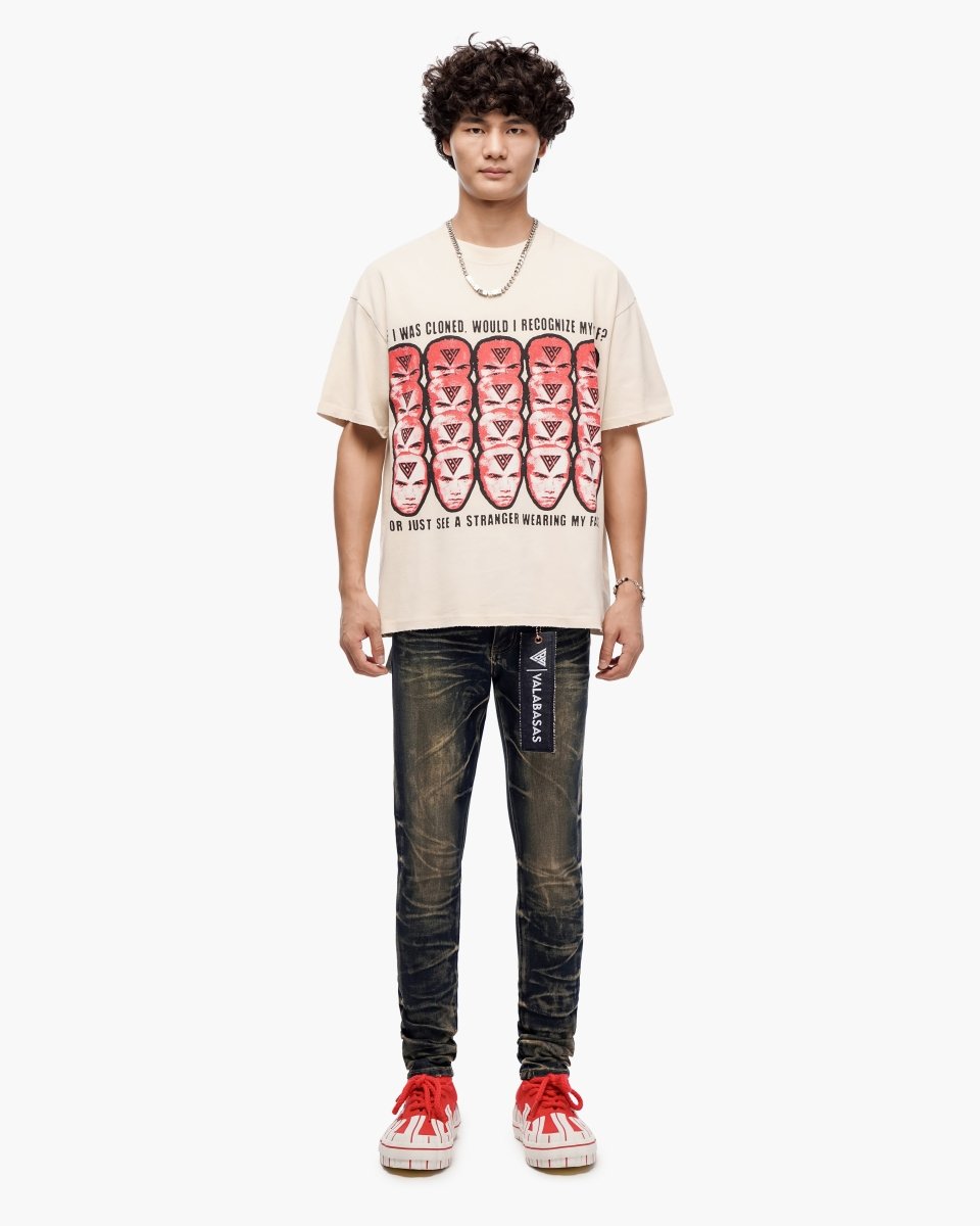 Cloned Cream Tee - Valabasas