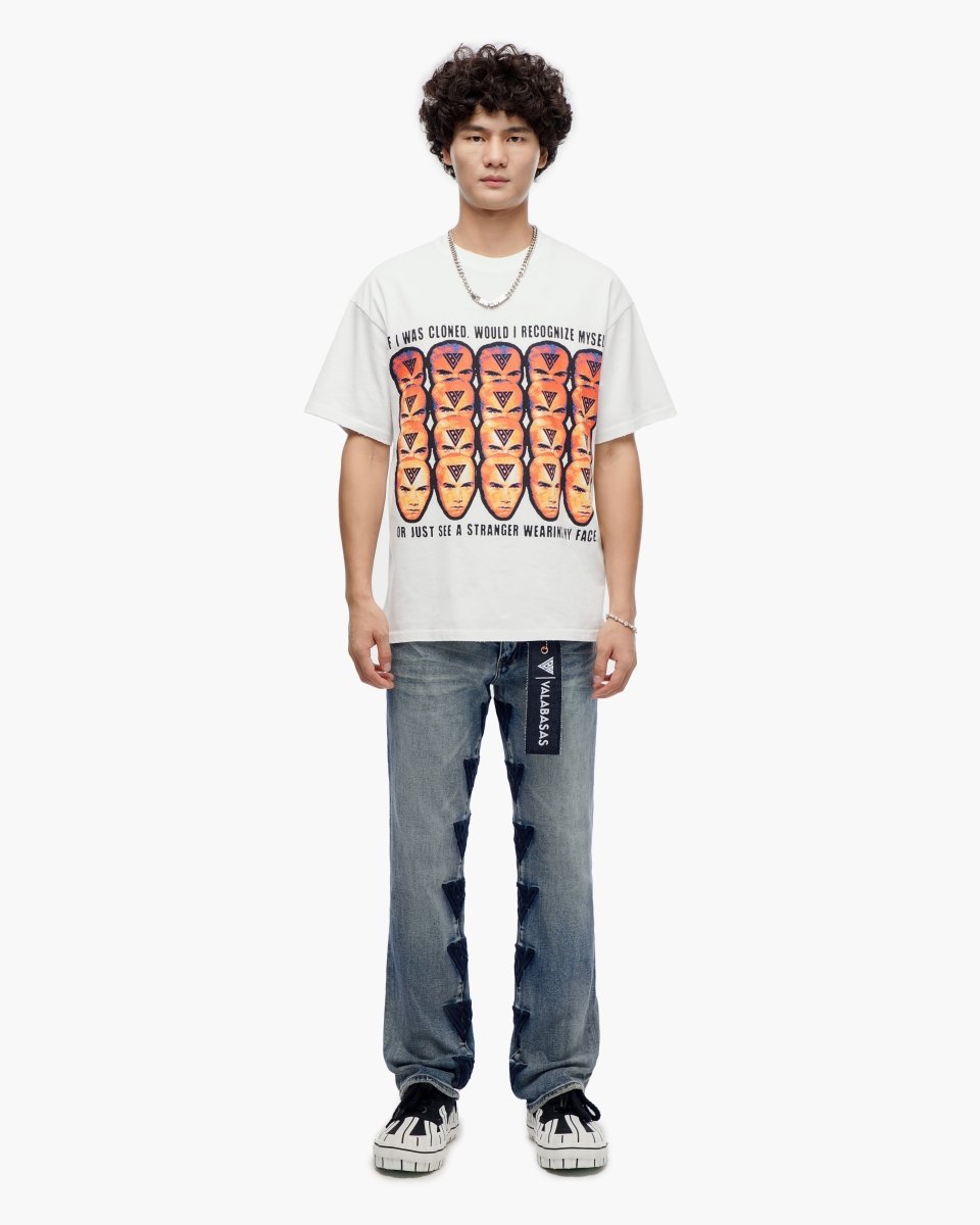 Cloned White Tee - Valabasas