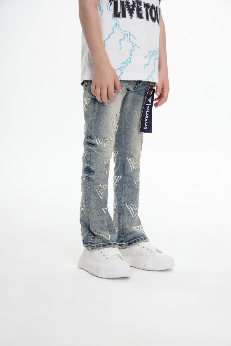 Code Kids Stacked Denim Vintage Wash - Valabasas
