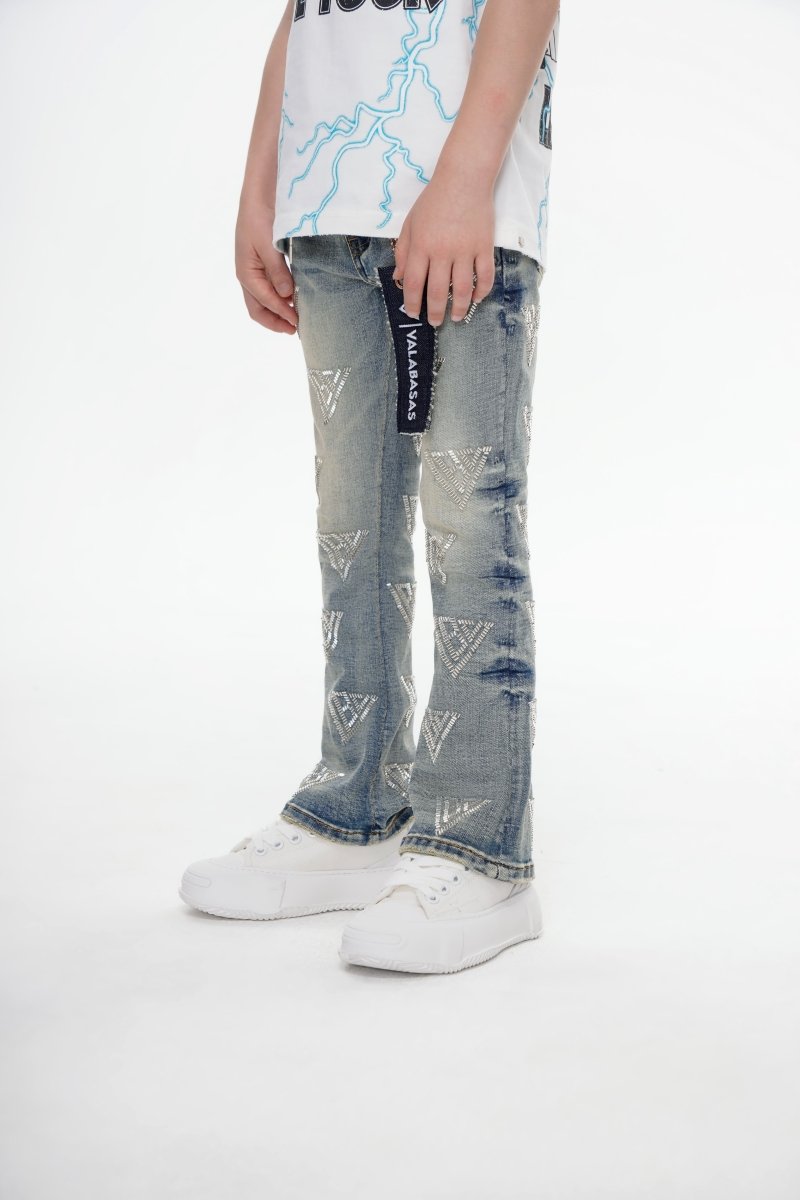 Code Kids Stacked Denim Vintage Wash - Valabasas