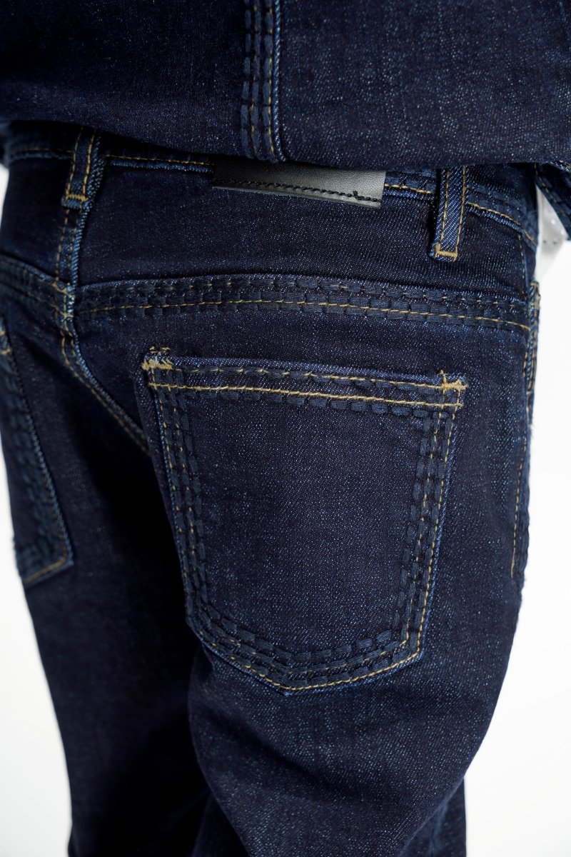 Cody Kids Indigo Blue Stacked Jeans - Valabasas