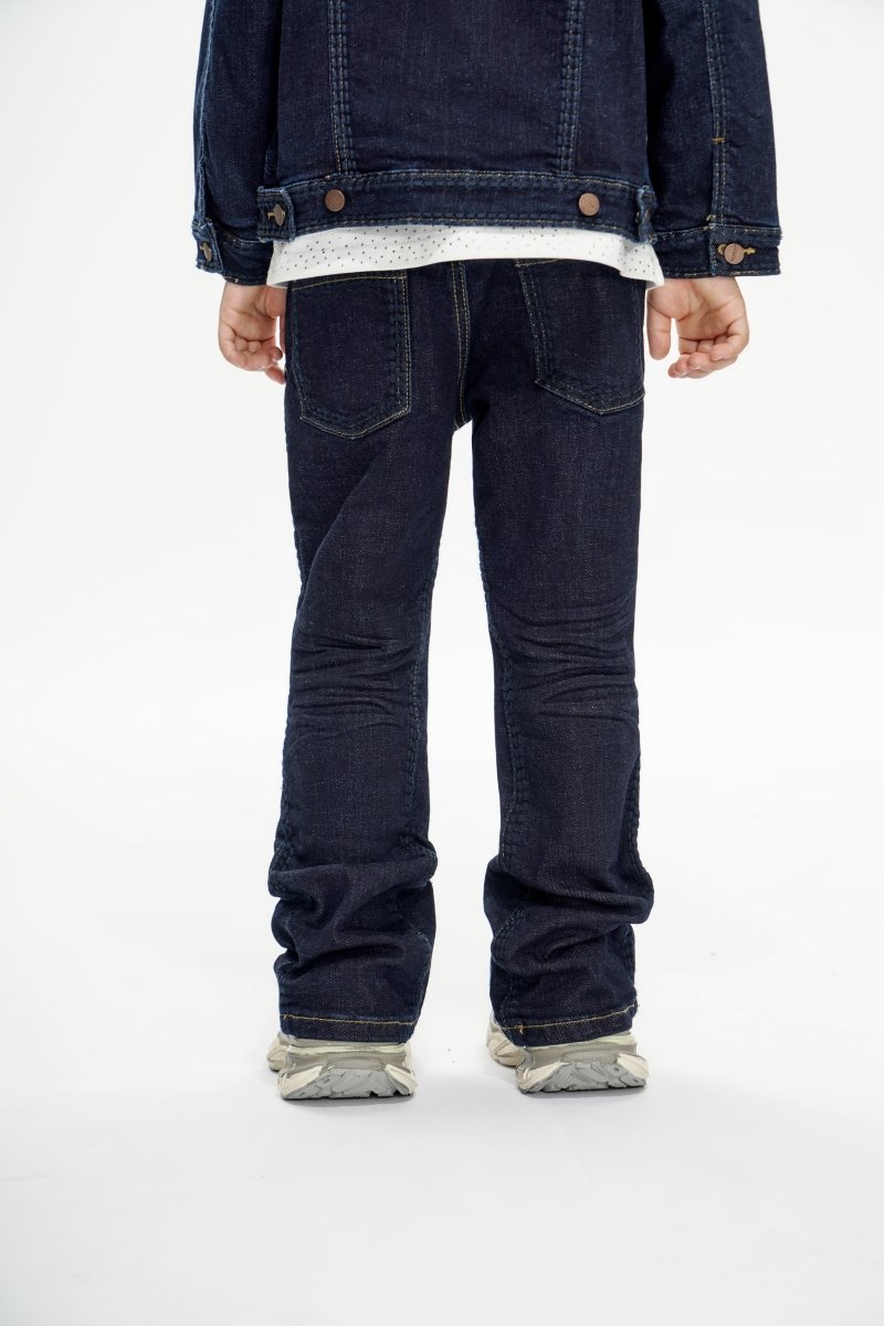 Cody Kids Indigo Blue Stacked Jeans - Valabasas