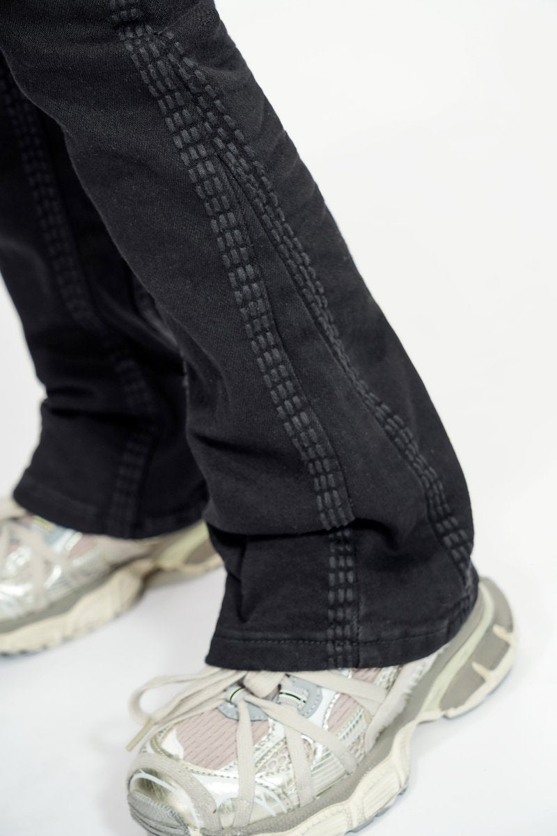 Cody Kids Jet Black Stacked Jeans - Valabasas